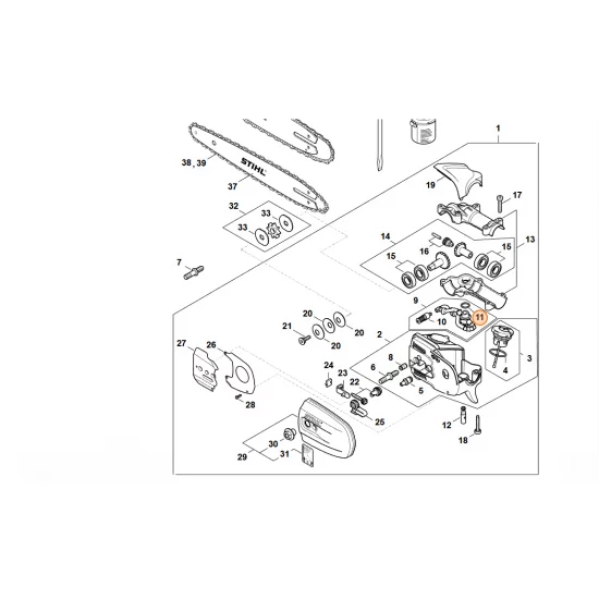 STIHL  Okrągły pierścień uszczelniający 9645 945 7552
